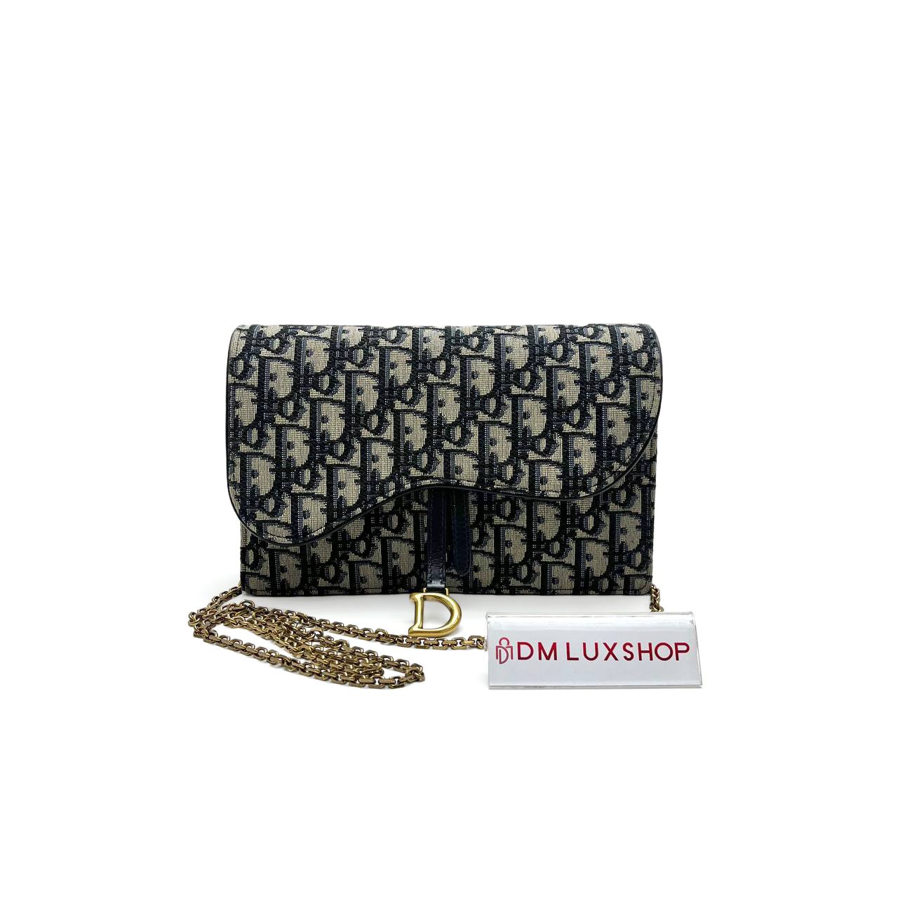 Dior Saddle Pouch with Chain