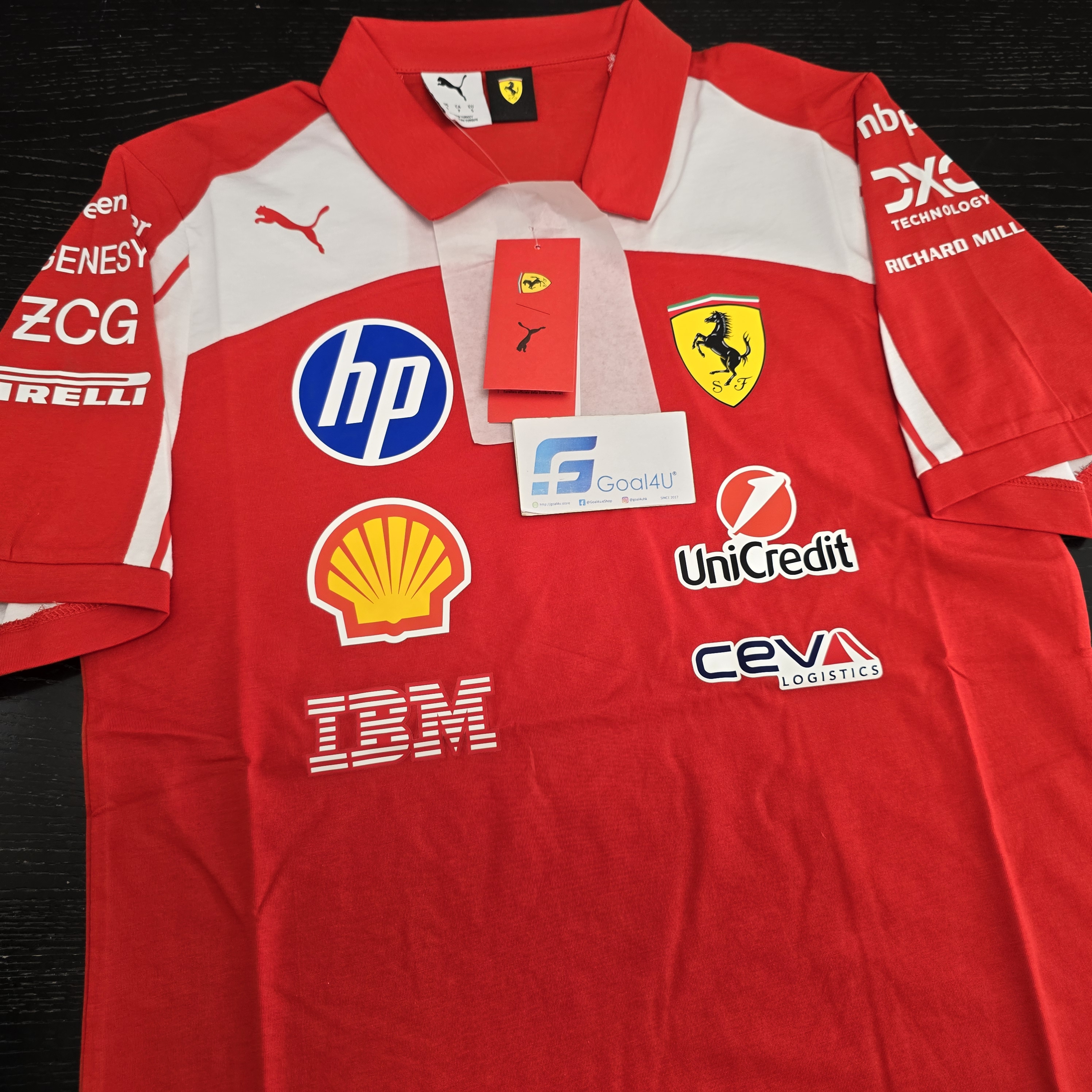 #現貨發售 F1 Scuderia Ferrari 法拉利車隊 2026 官方Team Polo 701238727