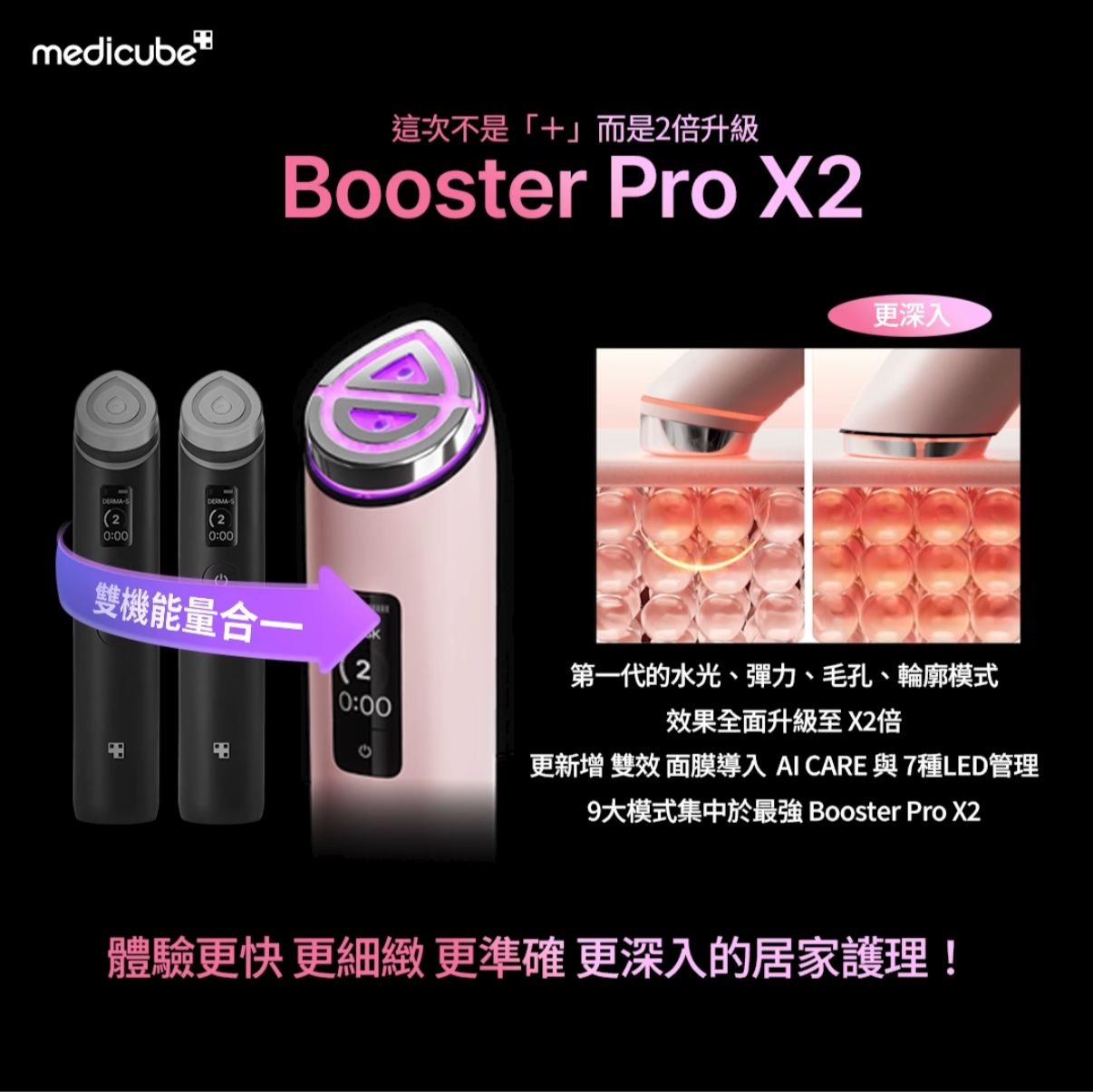 Medicube [9in1多功能升級] AGE-R Booster Pro X2