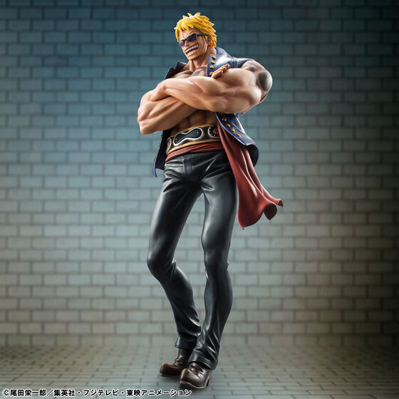 (預訂訂金 $400) (總價 $1058) (魂限) MegaHouse Portrait.Of.Pirates One Piece “Sailing Again” Bellamy the Hyena POP 海賊王 鬣狗貝拉密 (限定復刻版) (行版)