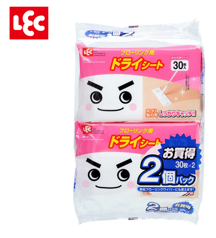 SS247/地板除塵紙(乾)30片兩包裝/LEC