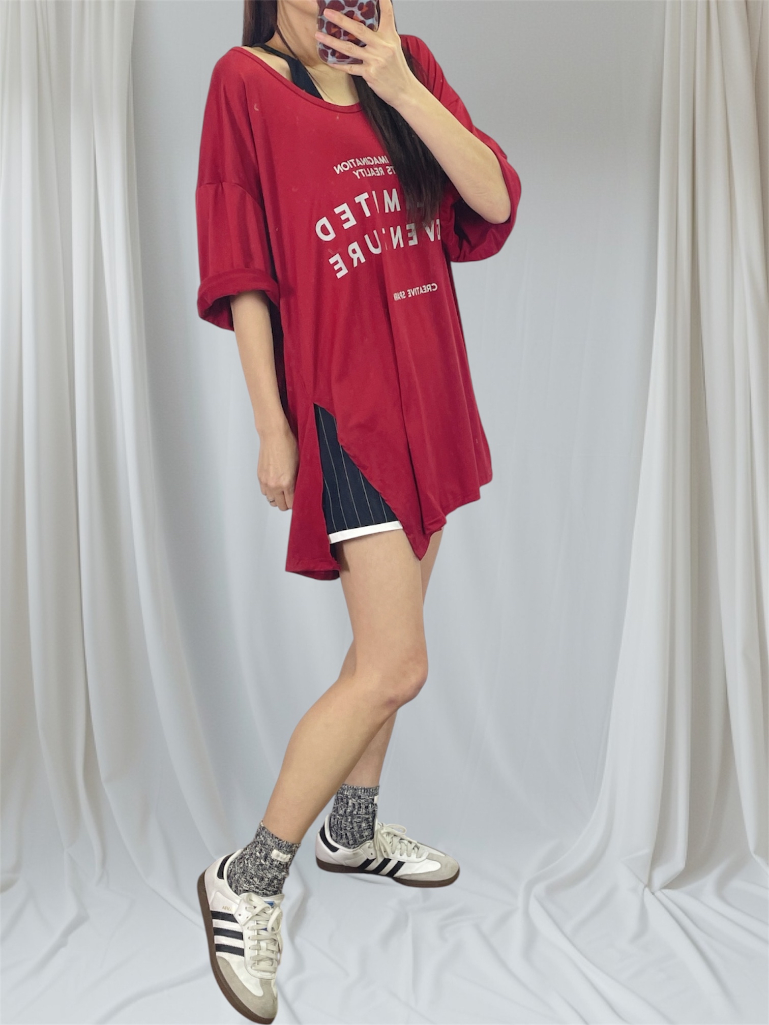 K5560 棉料印字鬆身tee