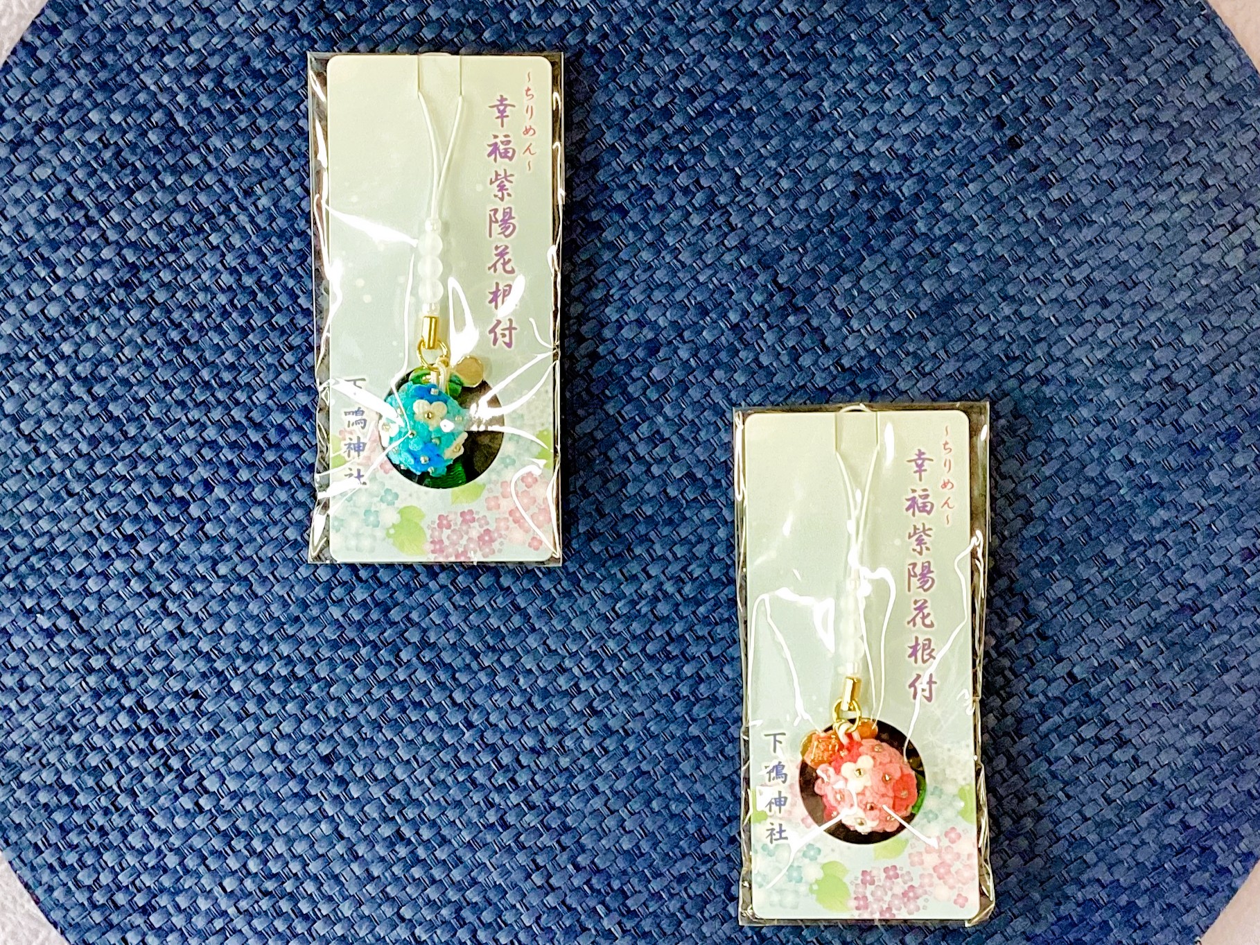 《Pre-Order》紫陽花吊飾 ちりめんあじさい根付｜賀茂御祖神社 (下鴨神社)