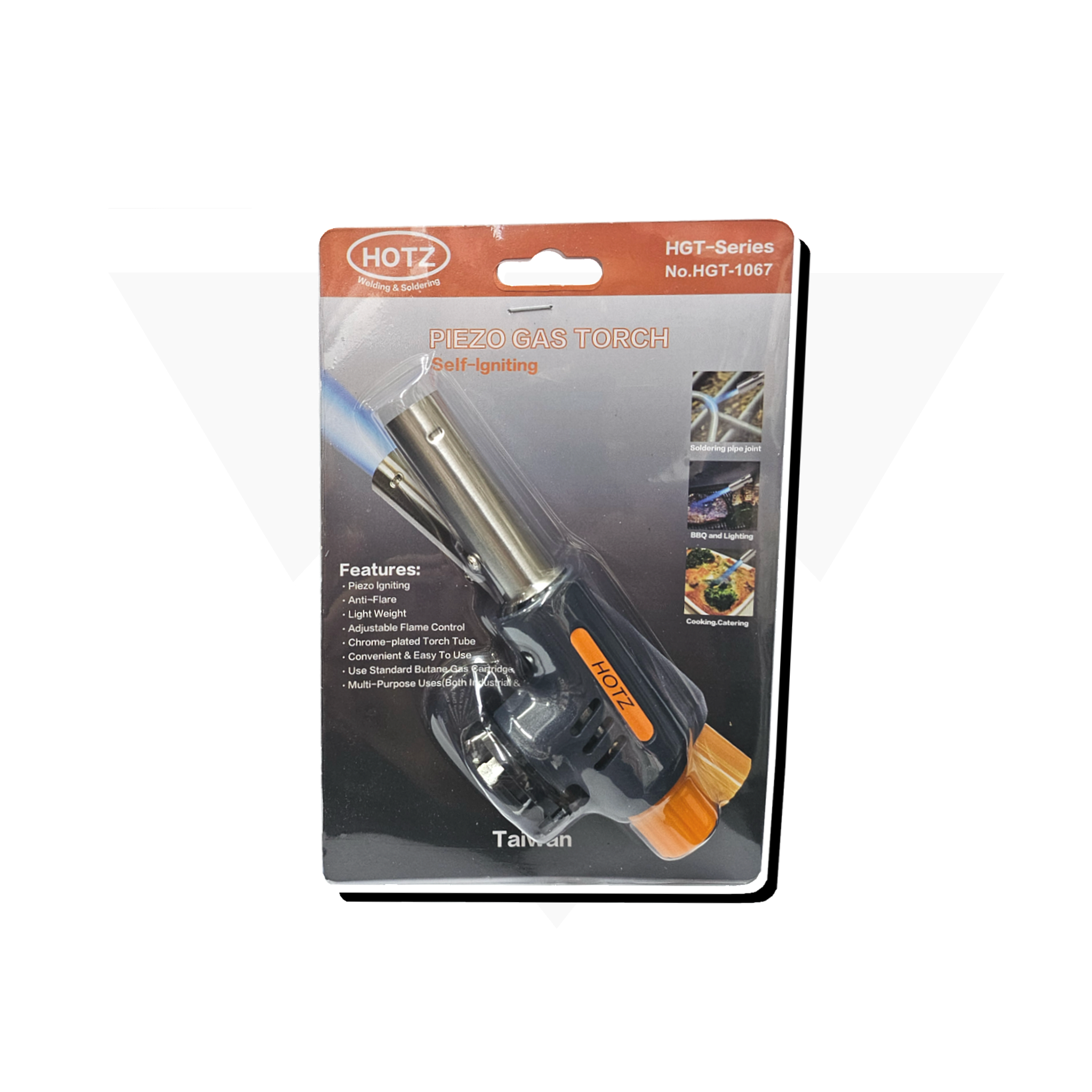 台灣 "HOTZ" HGT-1067 自動打火槍 "HOTZ" (TWN) HGT-1067 Self-Igniting Gas Torch