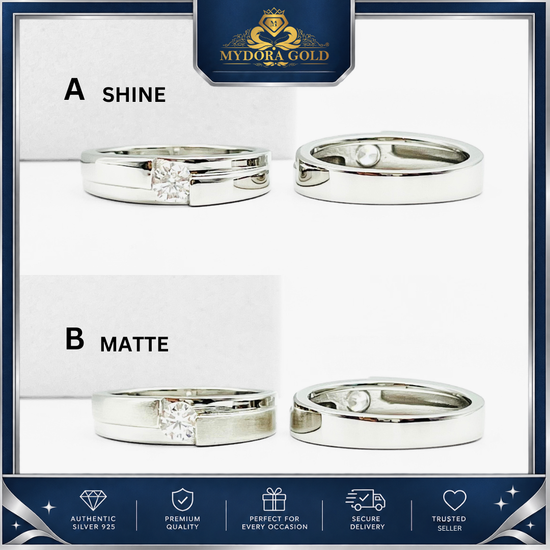 MYDORA 925 Silver Ring - Cincin Forever Line Collection