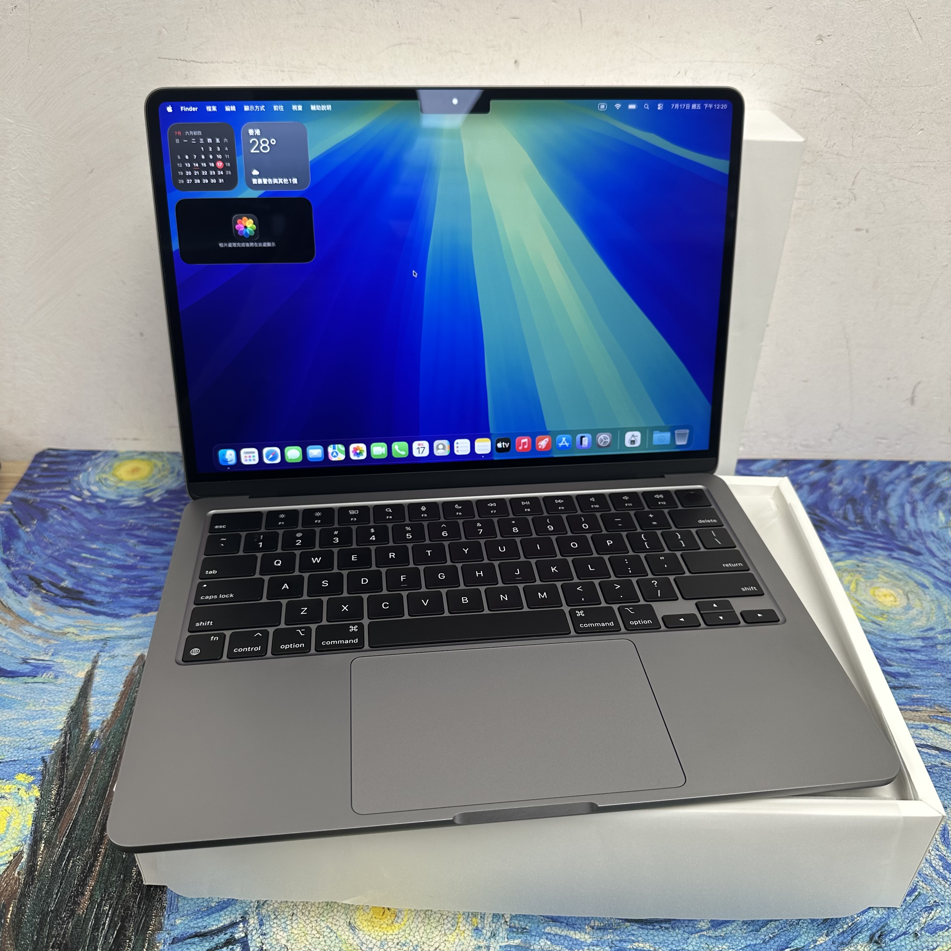 #6029 APPLE  MacBook Air M3 2023 M3 CPU/24GB Ram/1TB SSD/10核心GPU/Liquid Retina XDR Mon/13吋/太空灰/ Laptop / Notebook / Gaming / M3 Air / MacbookAir M3 /Movie / Netflix / YouTube
