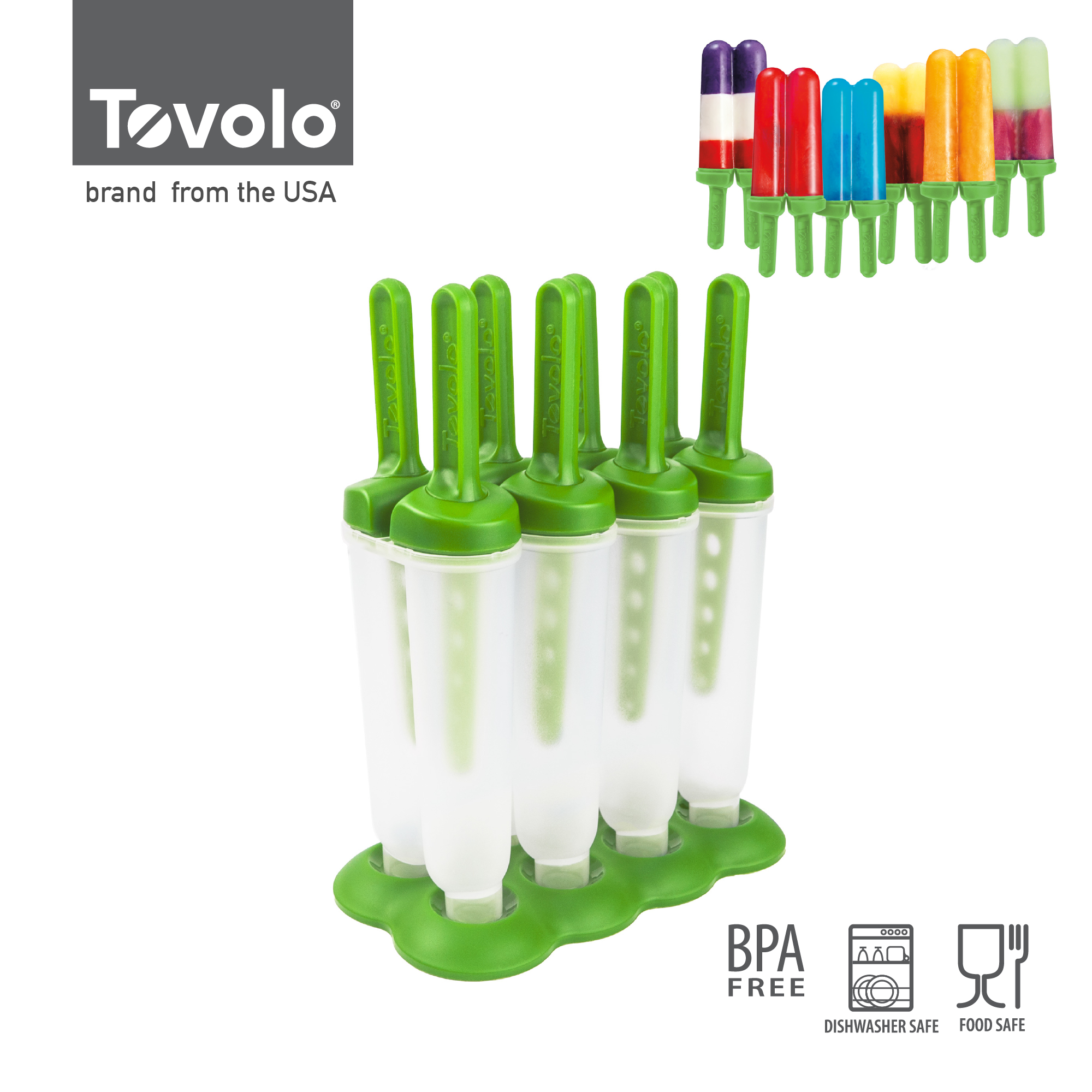 TOVOLO 孖條模具 (4件裝) |TWIN POP MOLDS (SET OF 4)