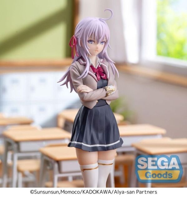 現貨 Sega Luminasta 不時輕聲地以俄語遮羞的鄰座艾莉同學 艾莉 校服