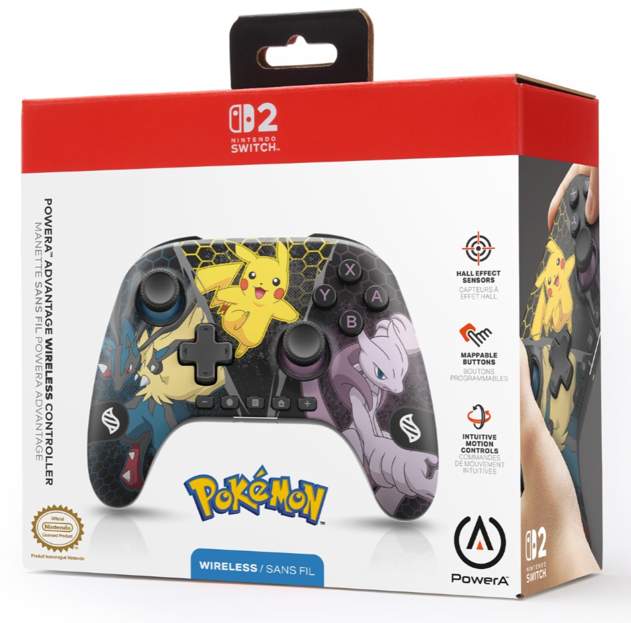SW2 PowerA 無線控制器 / Advantage Wireless Controller (Pokemon Mega Evolutions) 香港行貨 任天堂官方授權產品 SW2-0325