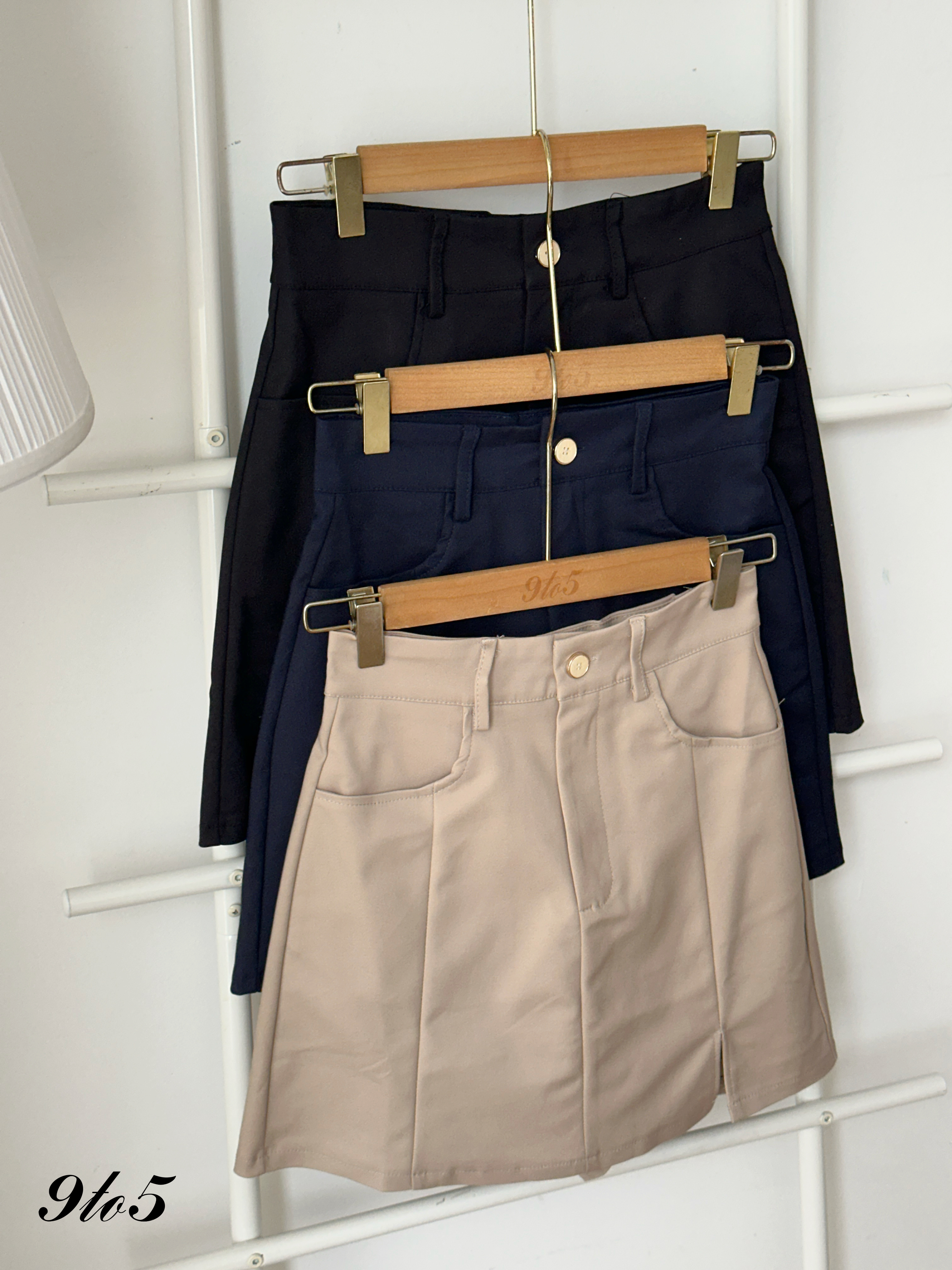 S1896 A Line Short Skort - 3 Colors 