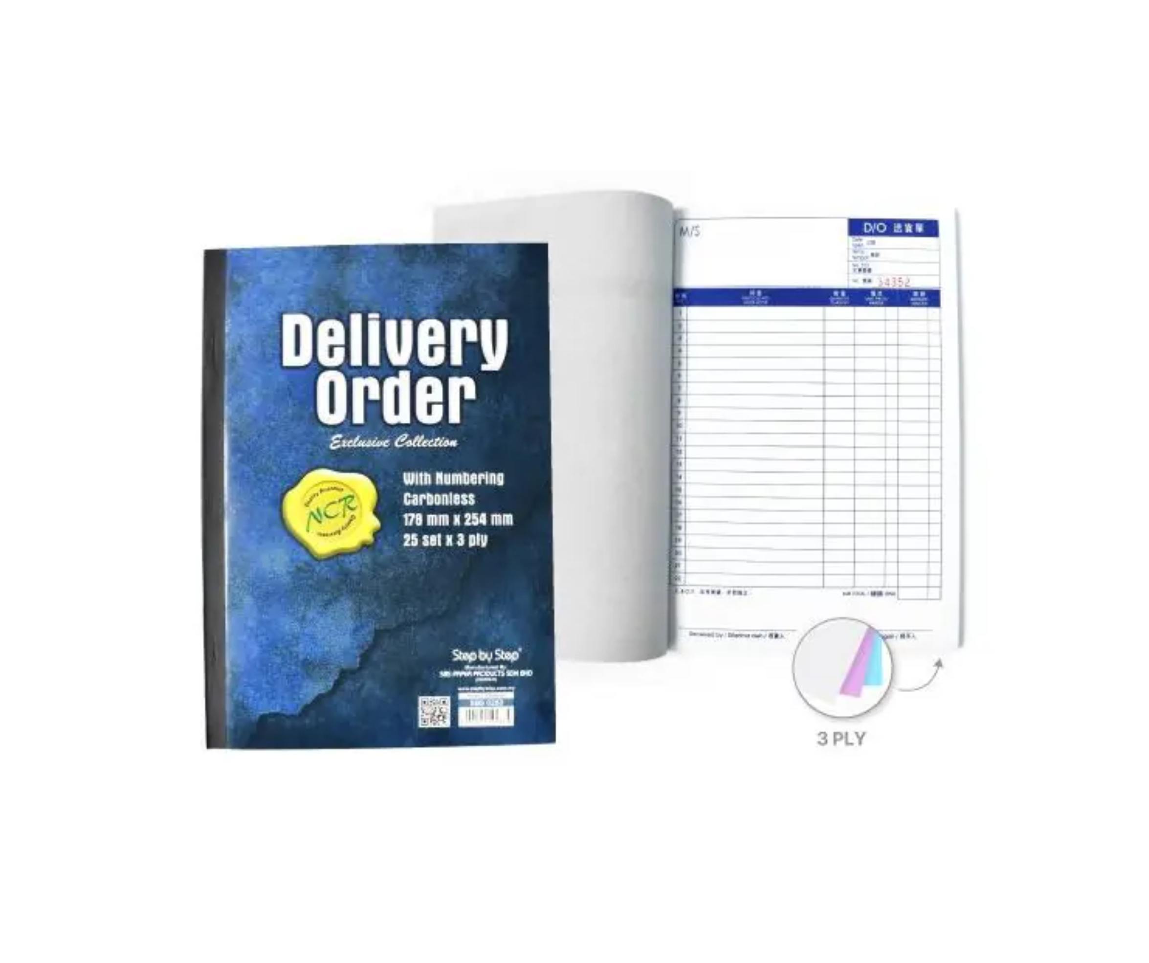 Bill Book Delivery Order 7 x 10 (NCR) (3PLY x 25set)