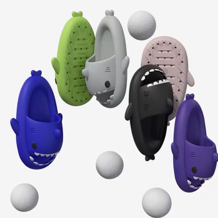 38808 拖鞋 MG 可爱鲨鱼拖鞋 3128 蓝色 42-43