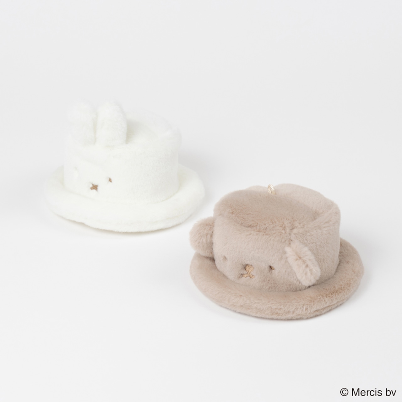 Boris小熊波波 Miffy米菲兔  BRUNA WINTER ACCESSORIES 迷你毛毛帽吊飾 鑰匙扣