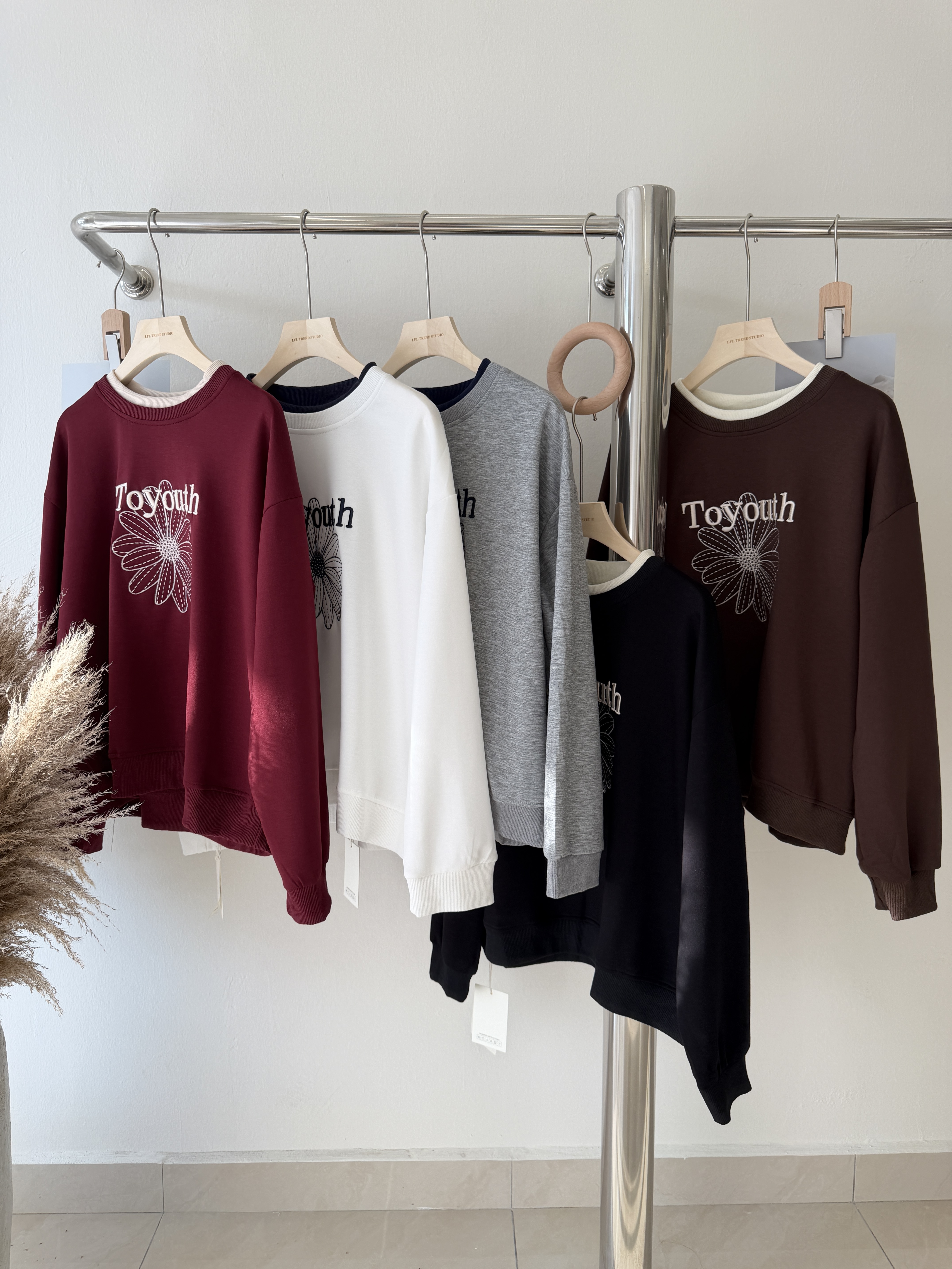 6581 爆款韩系雏菊卫衣