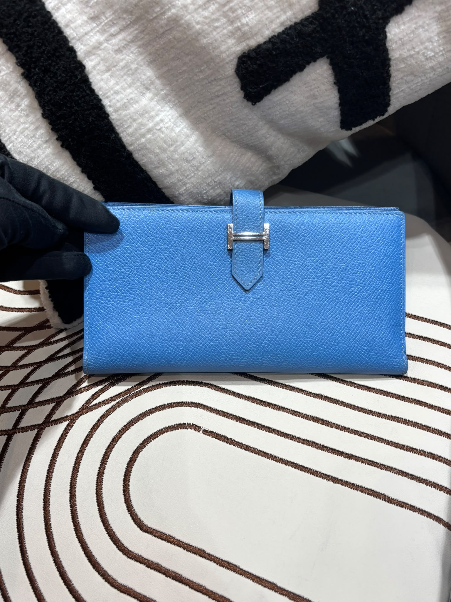 Hermes Bearn Long Wallet 100%Authentic, 93%New 
