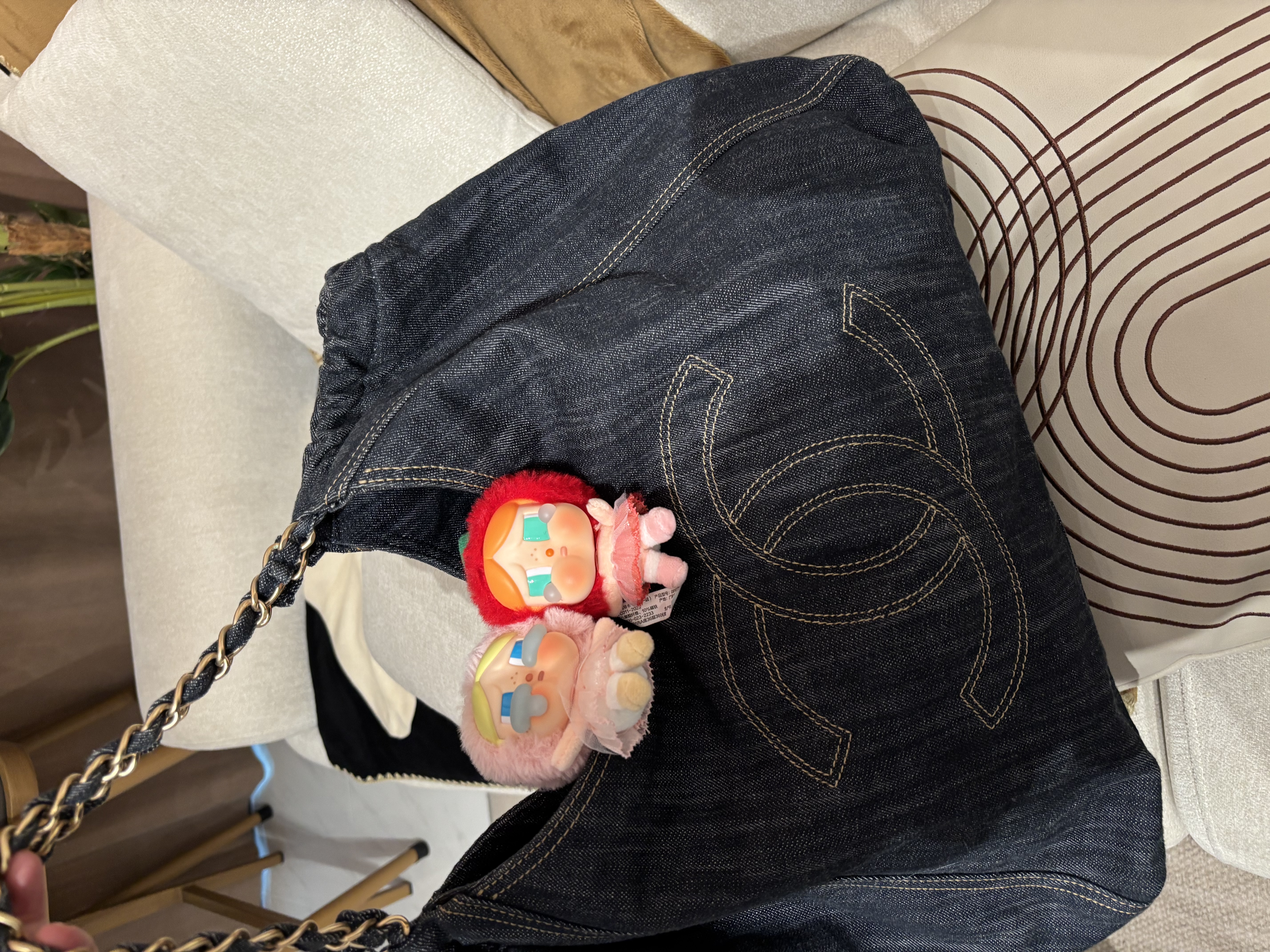 CHANEL Cococabath denim hobo 100%Authentic ,98%new ✅card ✅dust bag ✅pouch 