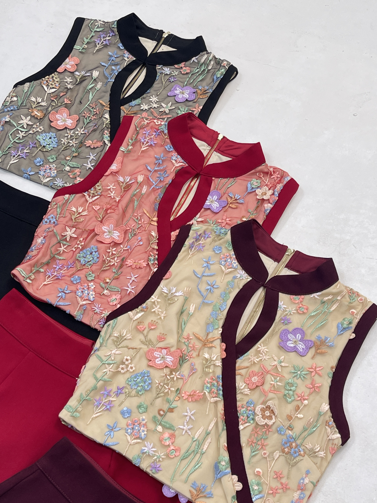 Modern Oriental Chic Qipao Set MC65