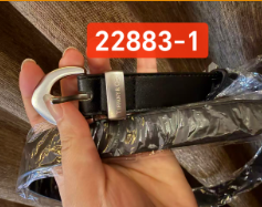 22883-1 BLACK BELT TNC 腰带 黑色【有盒子】(350)