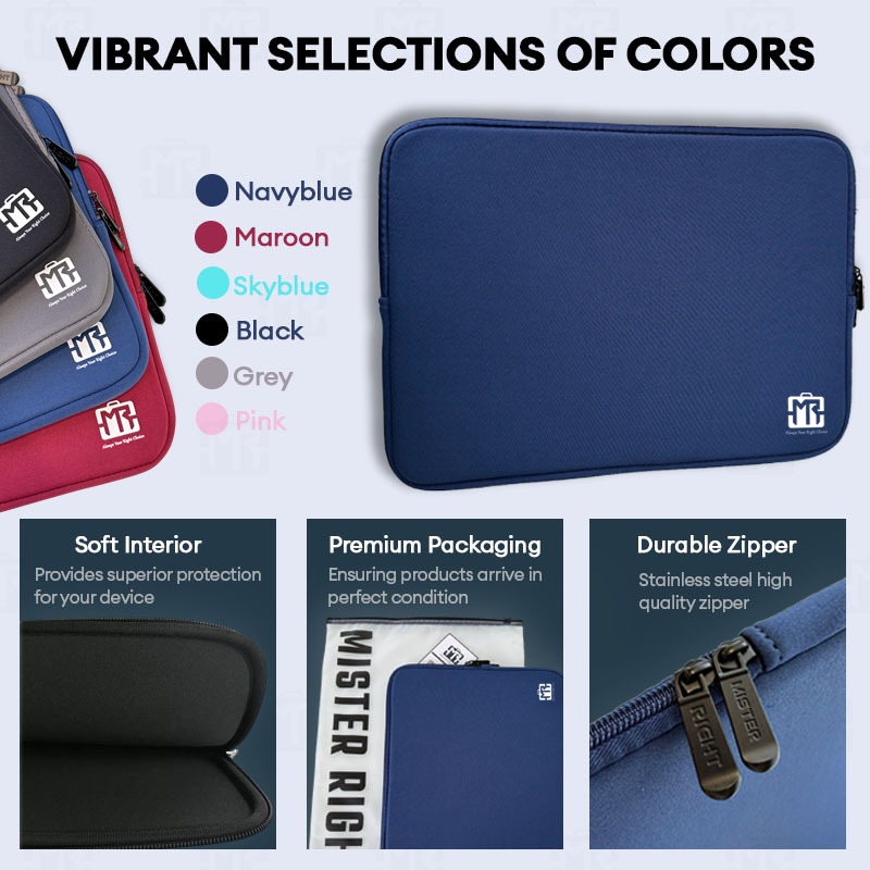11 - 15.6 Inch Mister Right Sponge Laptop Sleeve