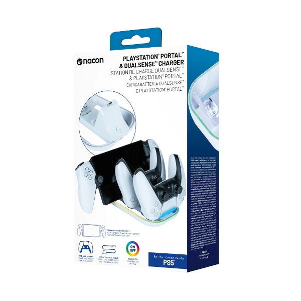 【香港行貨】 Nacon PlayStation Portal™ 和 DualSense™ 控制器的充電器 PS5-1063