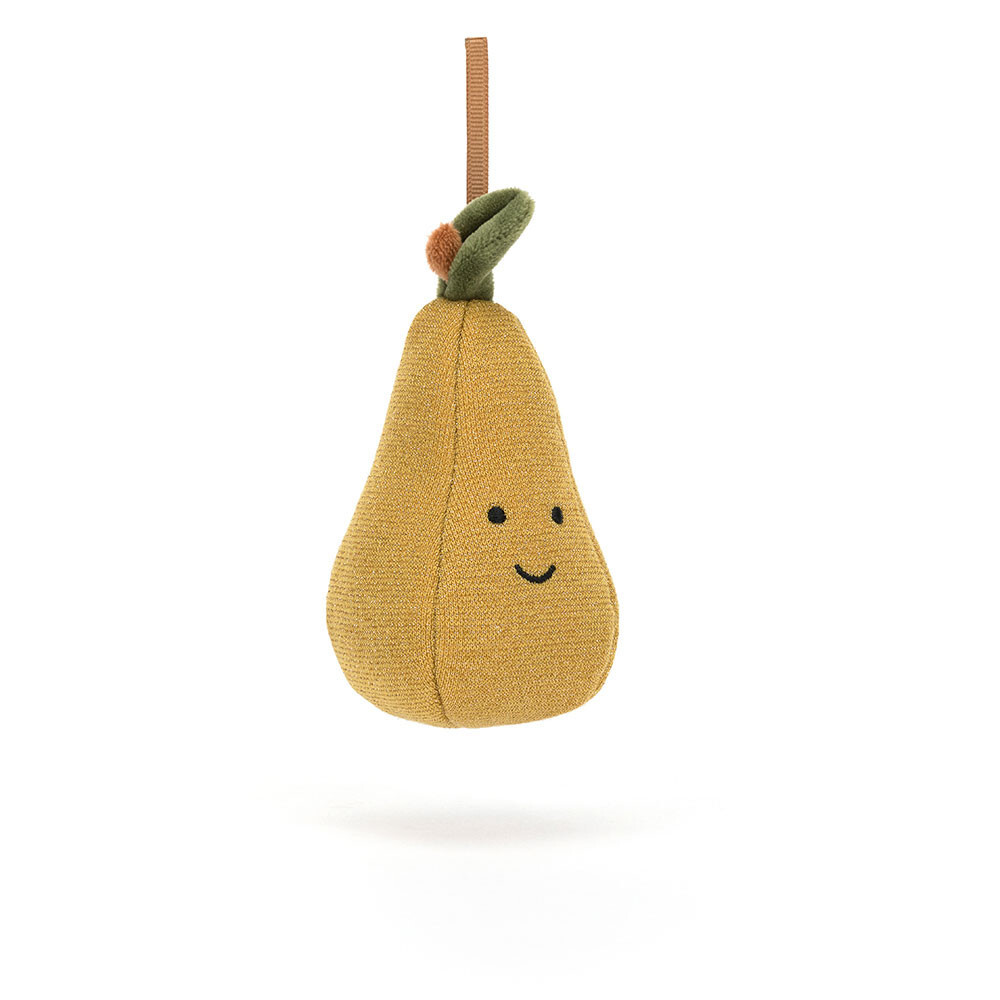 JELLYCAT Festive Folly Pear 金梨吊飾