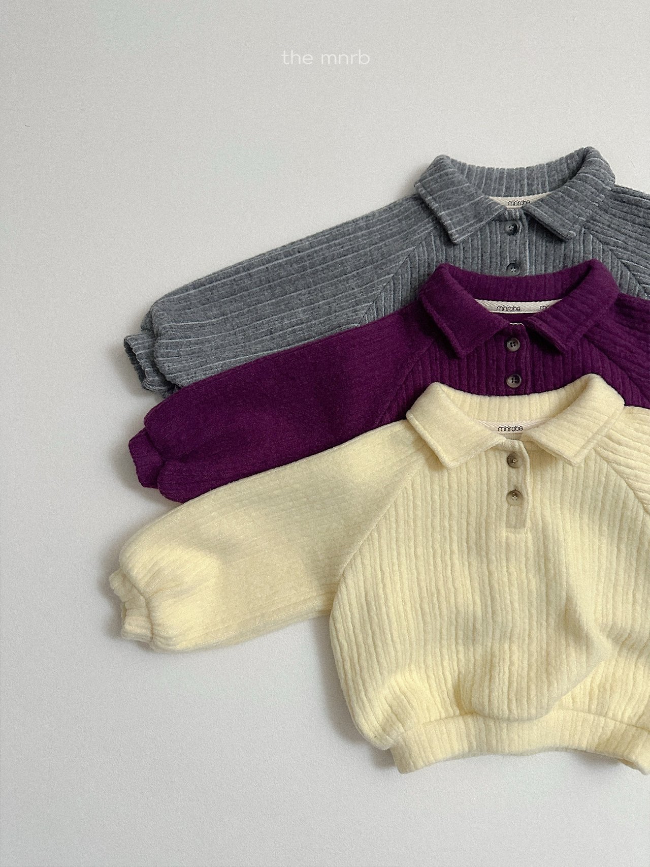 Mnirobe |boy collared sweatshirt