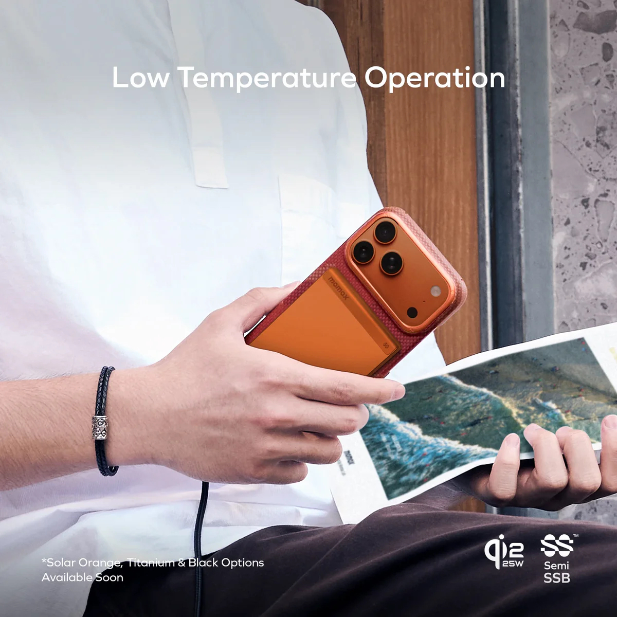 Momax 1-Power S.Pass² 10000mAh 半固態磁吸流動電源 (CCC 認證)