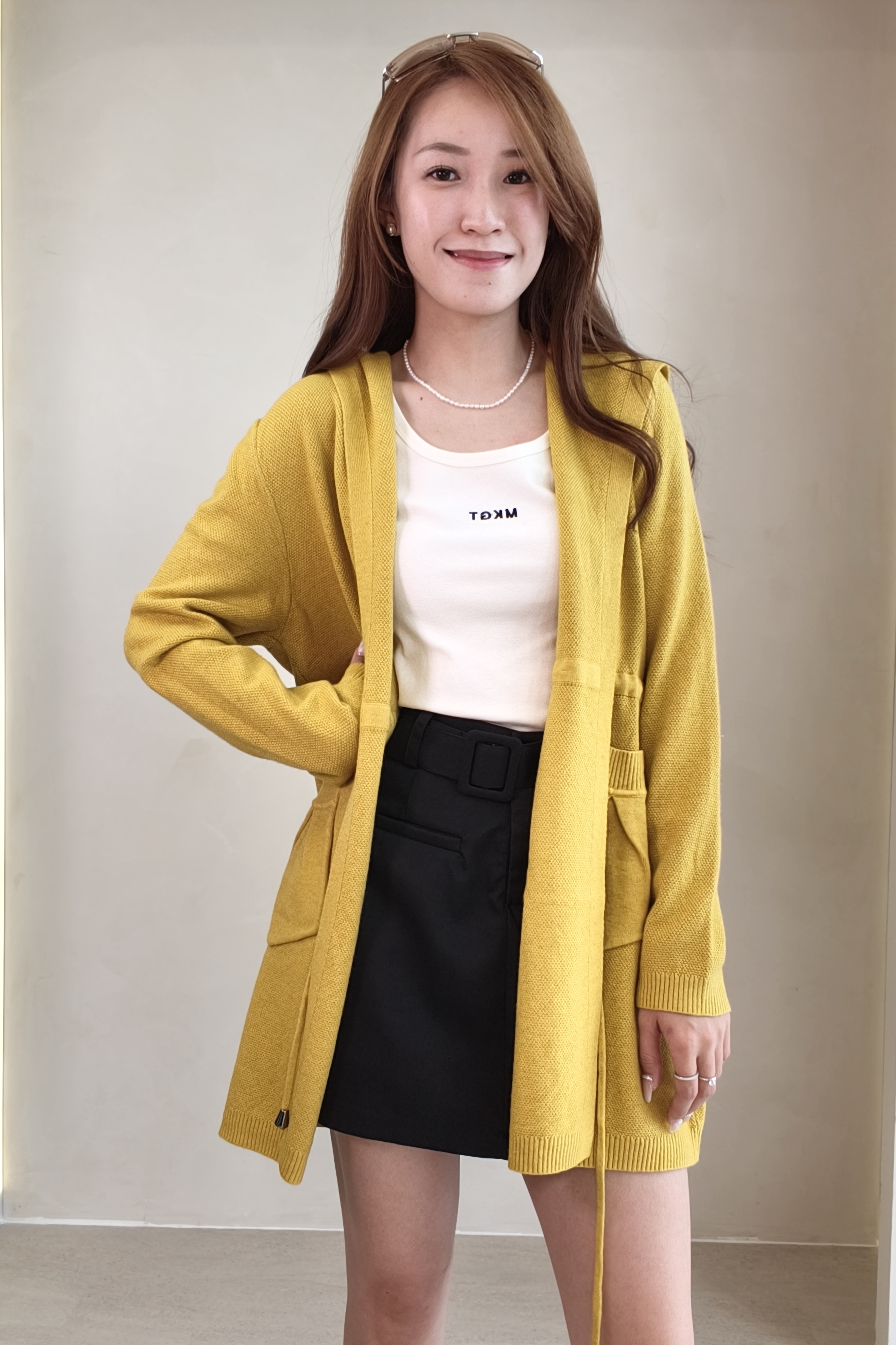 979 Aurora Cozy Knit Hooded Cardigan