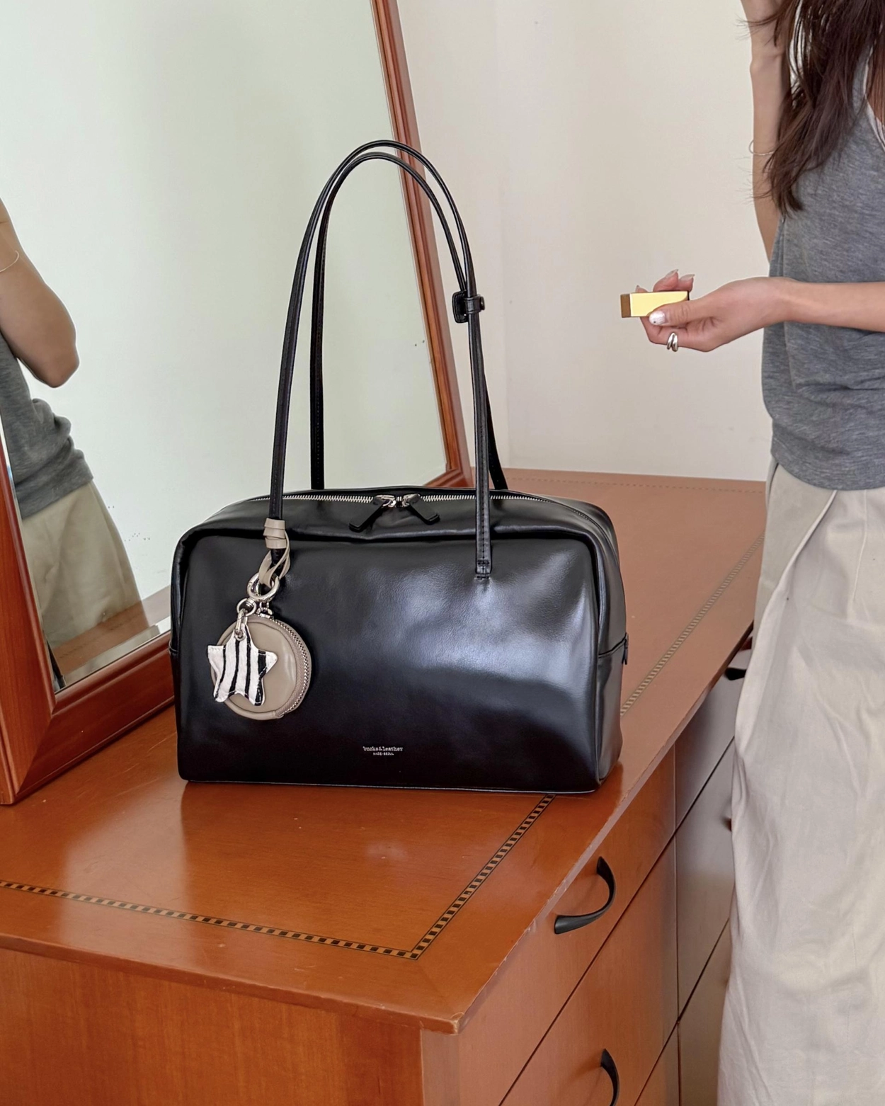 【26SS】預訂_French Toast Bag (L) by Bucks&leather