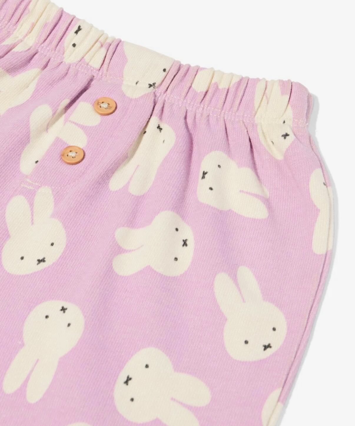 Miffy newborn baby pants (pink) 