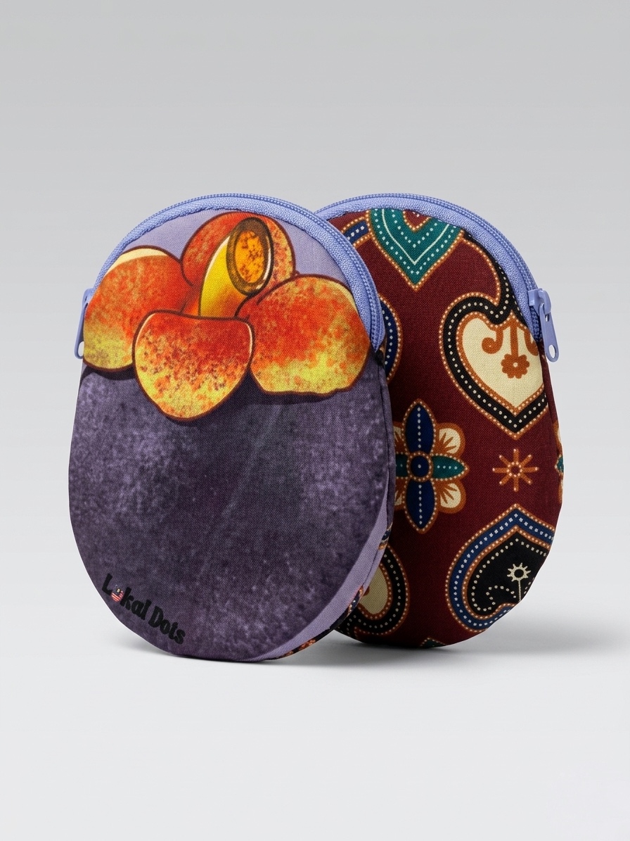 LD46 - Malaysia Heritage Batik Pouch (Mangosteen)