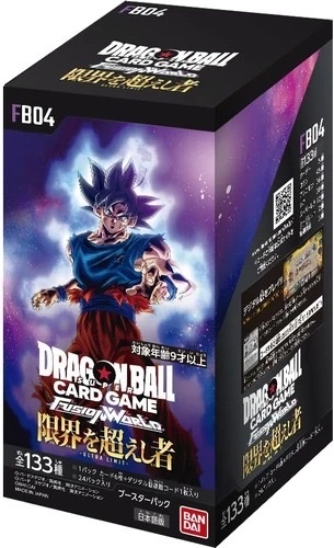 [FB04] DRAGON BALL SUPER CARD GAME FUSION WORLD 補充包「限界を超えし者」