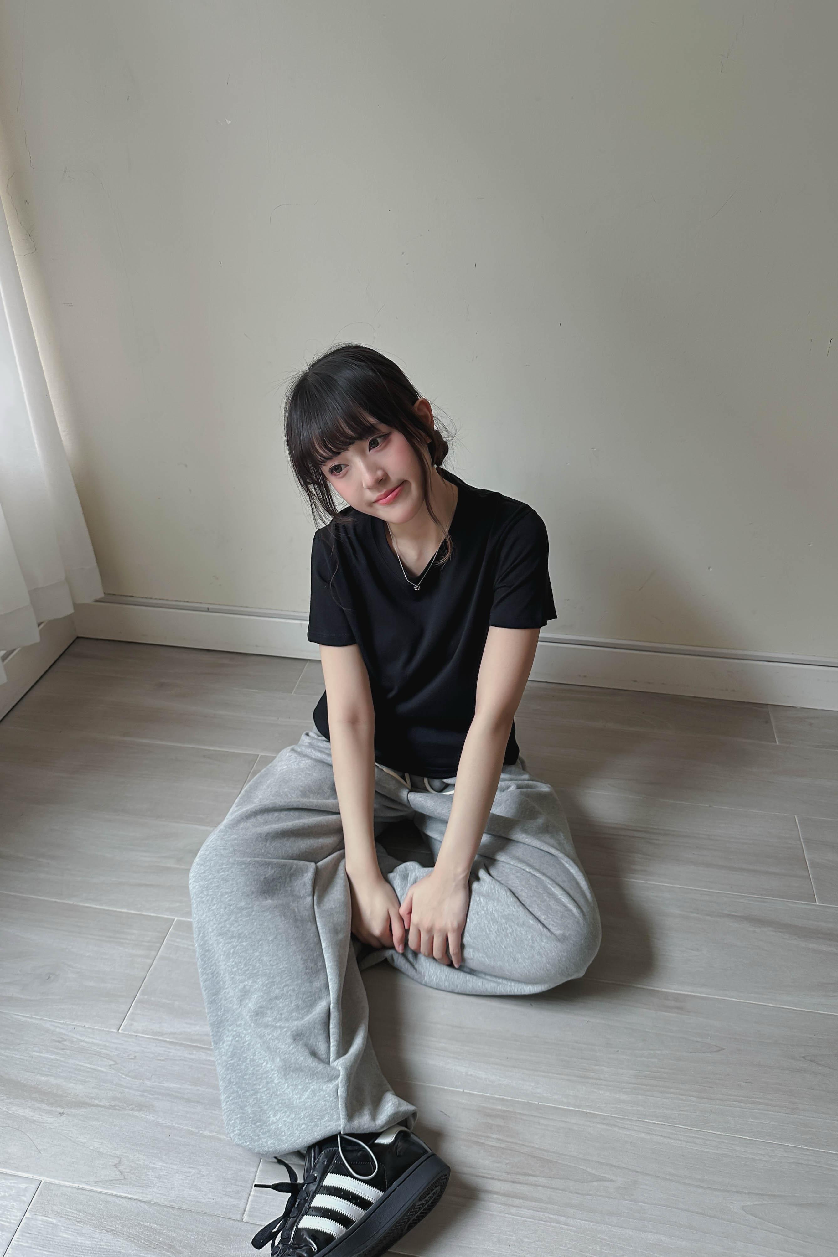 Daily U-neck Cotton Tee (四色入)