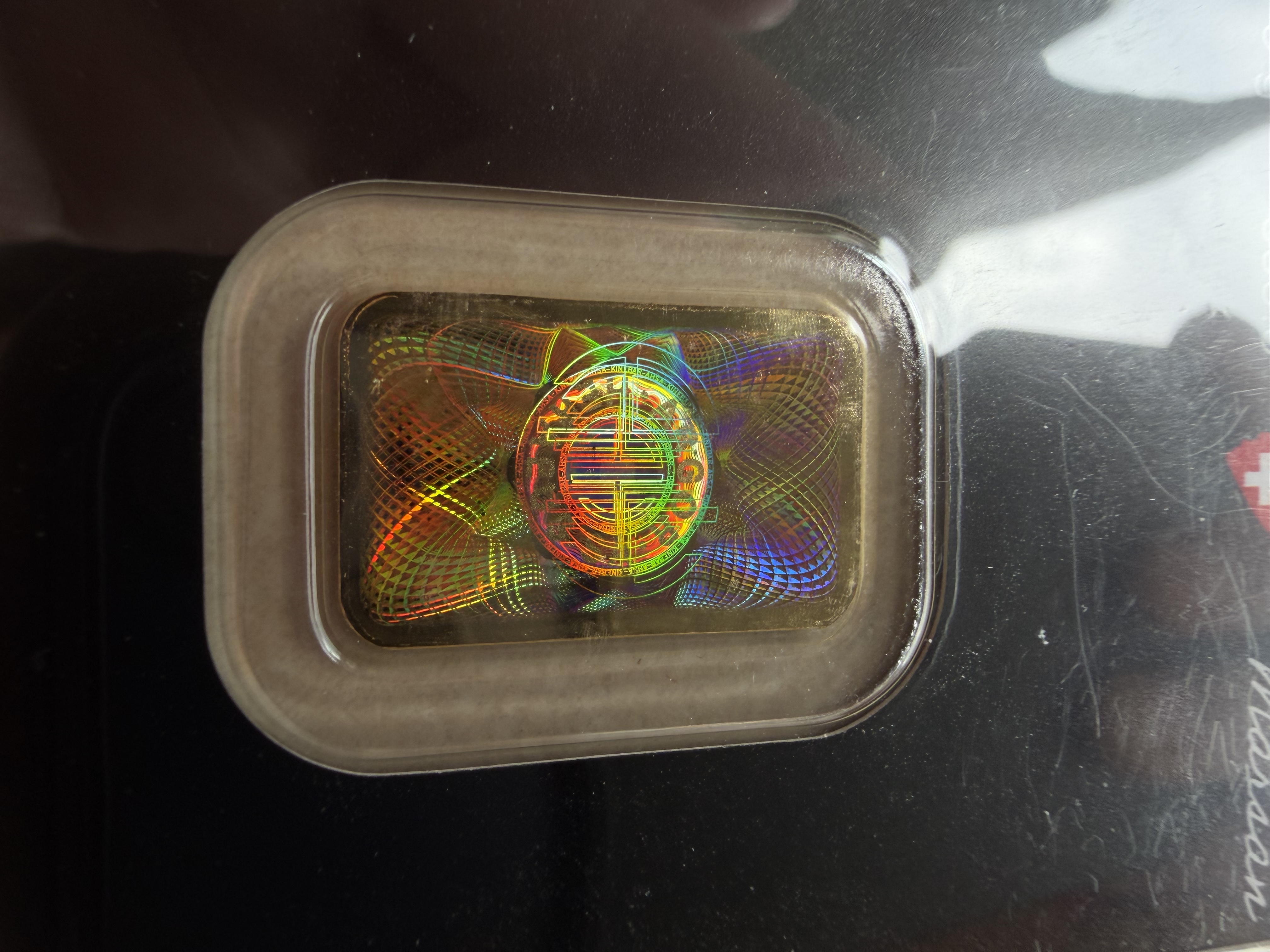 (SN155348) ARGOR Heraeus Kinebar 5g 🇨🇭Swiss Fine Gold Bar Emas 999.9 瑞士贺利氏镭射防伪金条