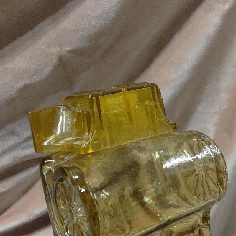 C.a. 1970-80s 1970s Avon Vintage Car Amber Glass Cologne Decanter (MT2393)