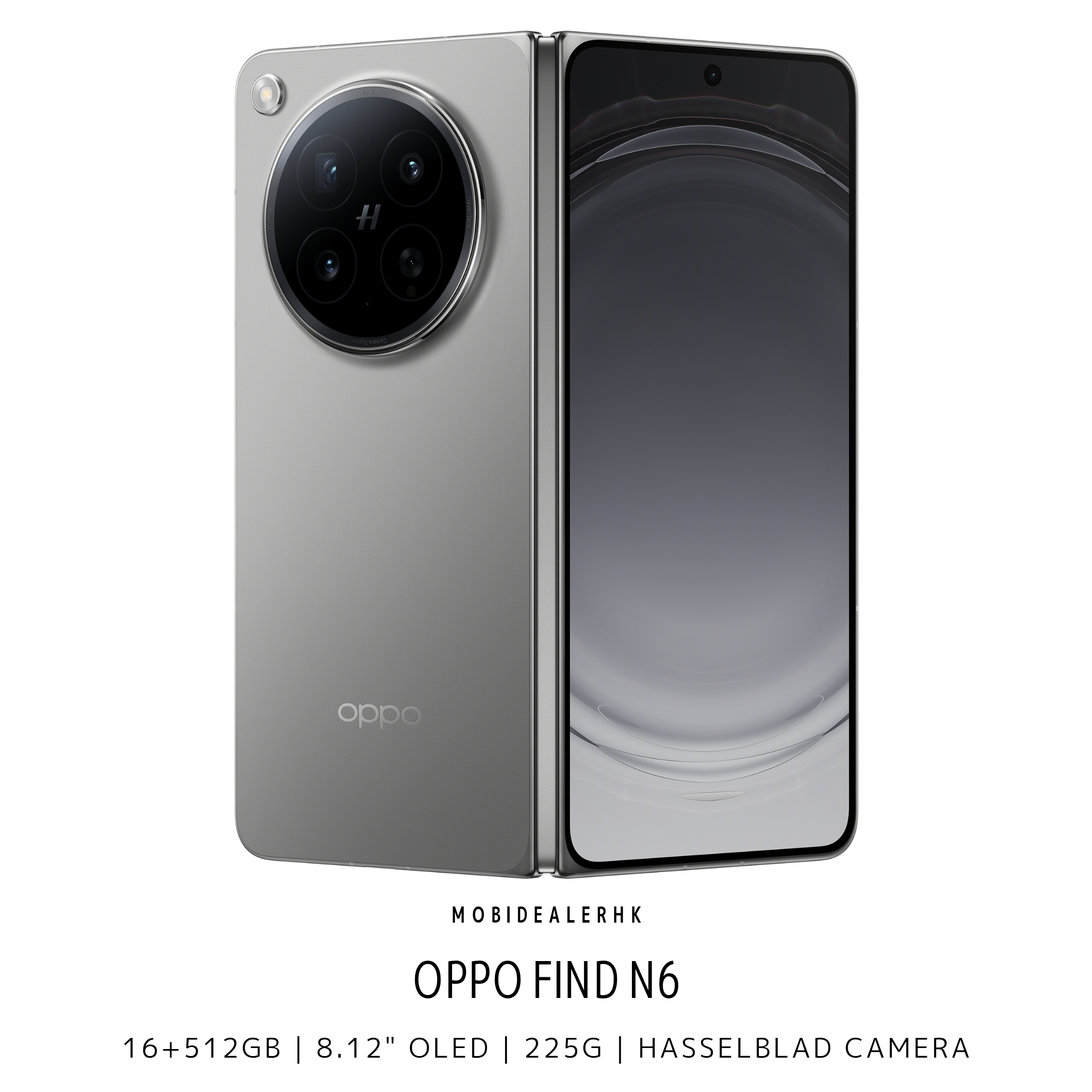 Oppo Find N6 | 5G | 智能手機 | 16+512Gb | 8.12" + 6.62" | AMOLED | Hasselblad Camera