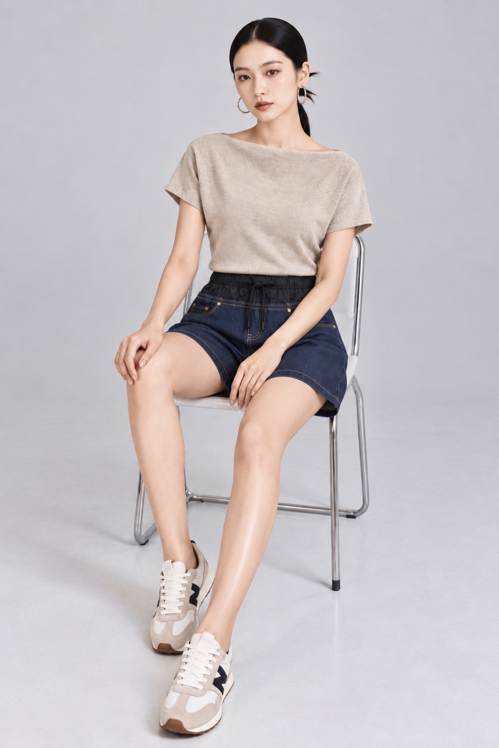 30890-1 Classic Minimalist Short Sleeve Top