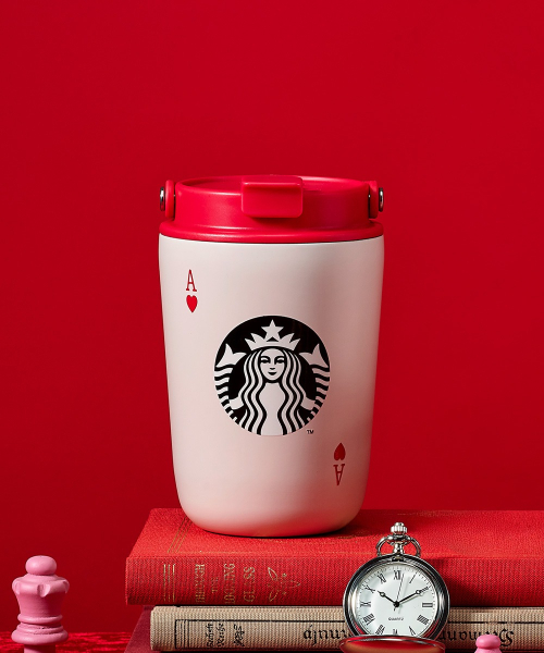 韓國 STARBUCKS SS Heartful Ringo 冷飲杯 384ml