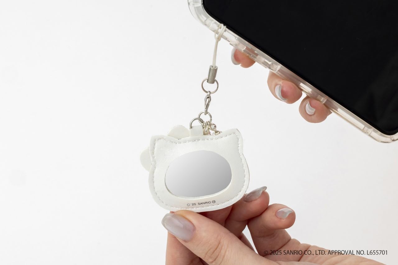 【預購】Hello Kitty × BRILMY 鏡面串珠吊飾 日本雜誌附錄 隨身鏡 手機掛繩 2026 限定補貨