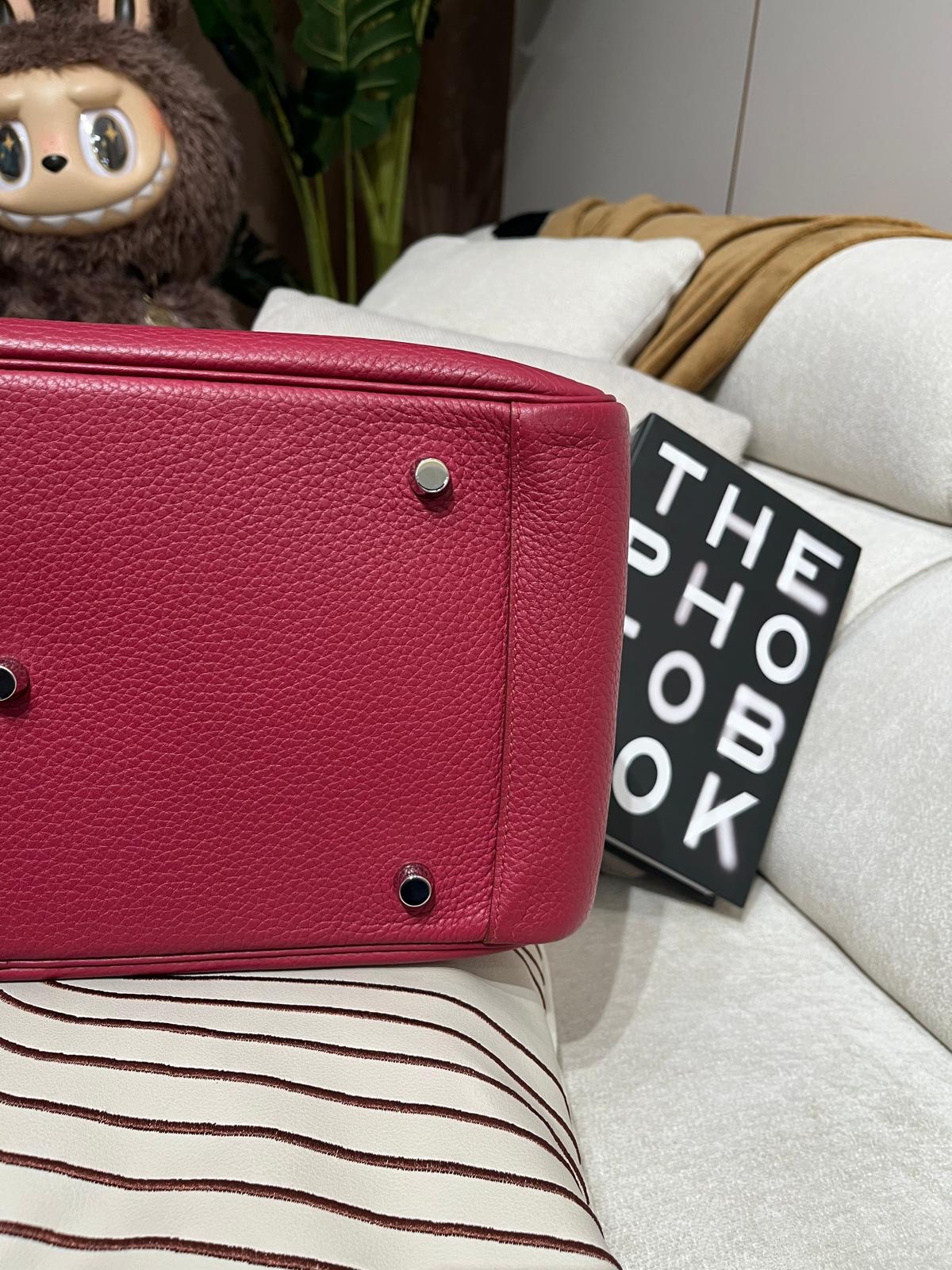 Hermes Lindy 34,rubis,STAMP T 100%Authentic,95%new✅dust bag