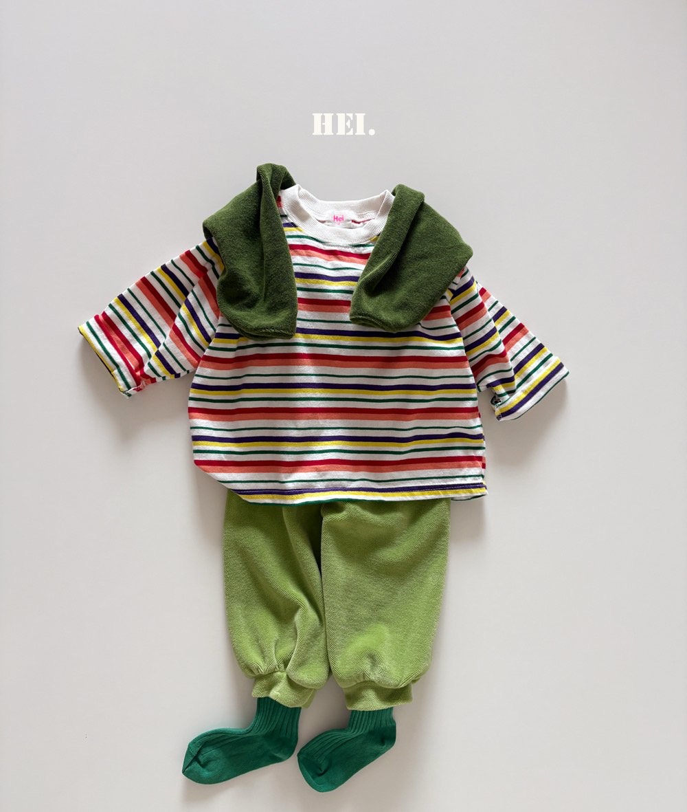 Hei | Multi-Stripe T-Shirt
