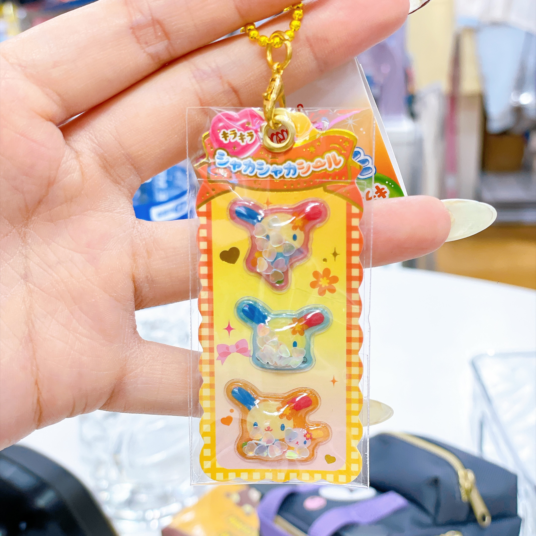 日本直送日本版Sanrio 鎖匙扣貼紙