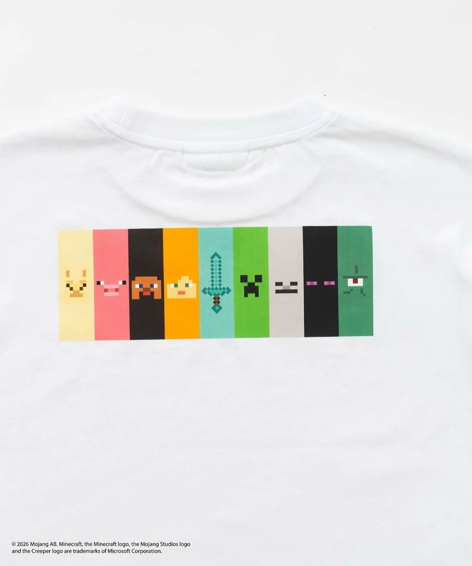 🆕【⭐訂購⭐】🌀🇯🇵 日本直送🌀#Minecraft 方形圖標臉 前後印花 短袖Tee [3款選] 🌀 [ELGA-0015][260804]