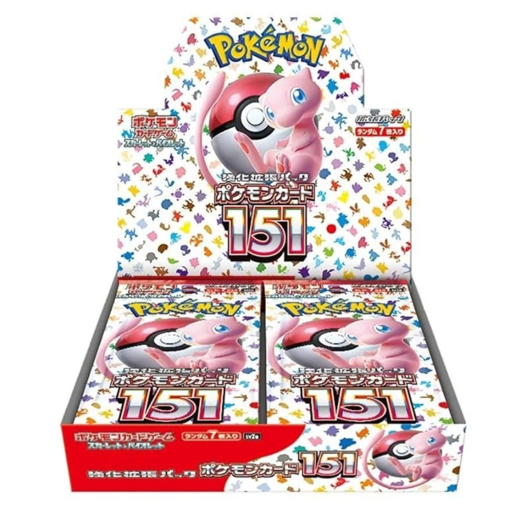 Pokemon寶可夢 - 日本版 PTCG SV2a Pokémon Card 151 原盒原膜 (擴充包 20包/盒) ポケモンカード151