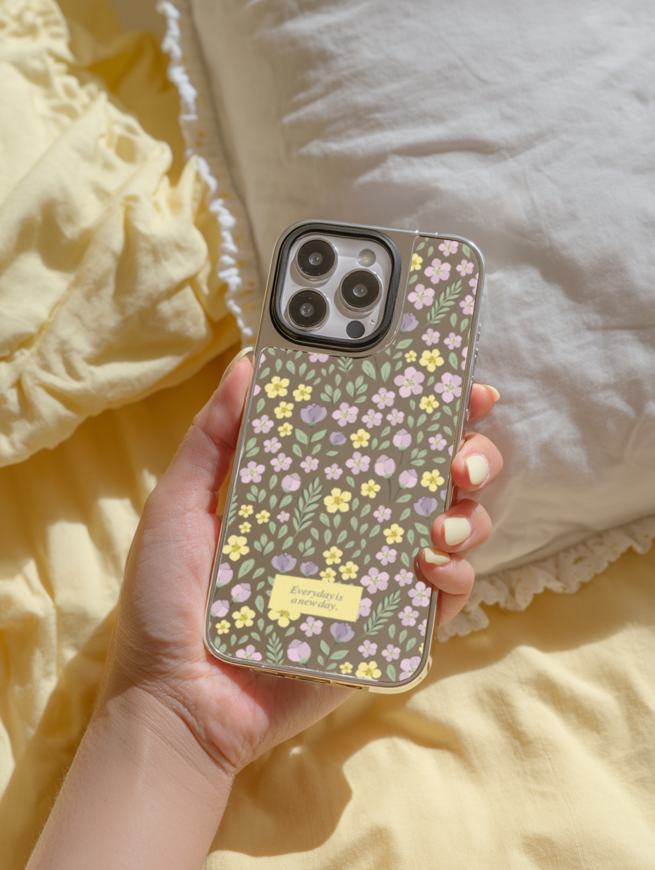 【FlowerBox VOL.44】銀框鏡面MagSafe iPhone Case