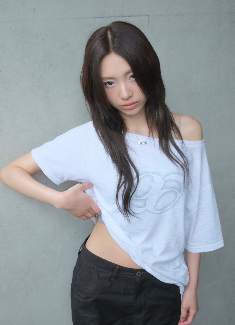 品牌代購 - ason) KIKI BOXY SHIRRING TEE