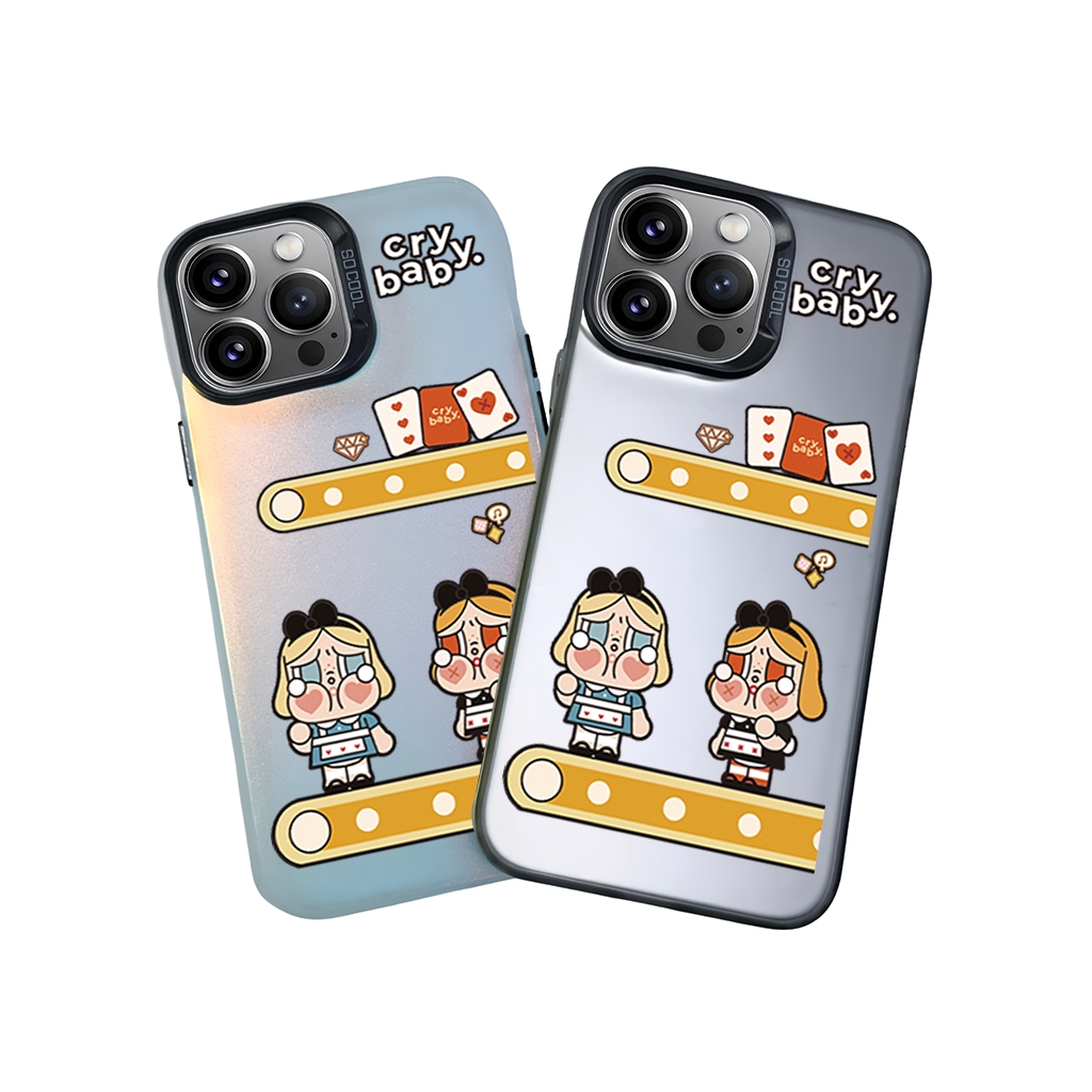 IMD CASE PHONE FOR IPHONE - DESIGN CRYBABY D