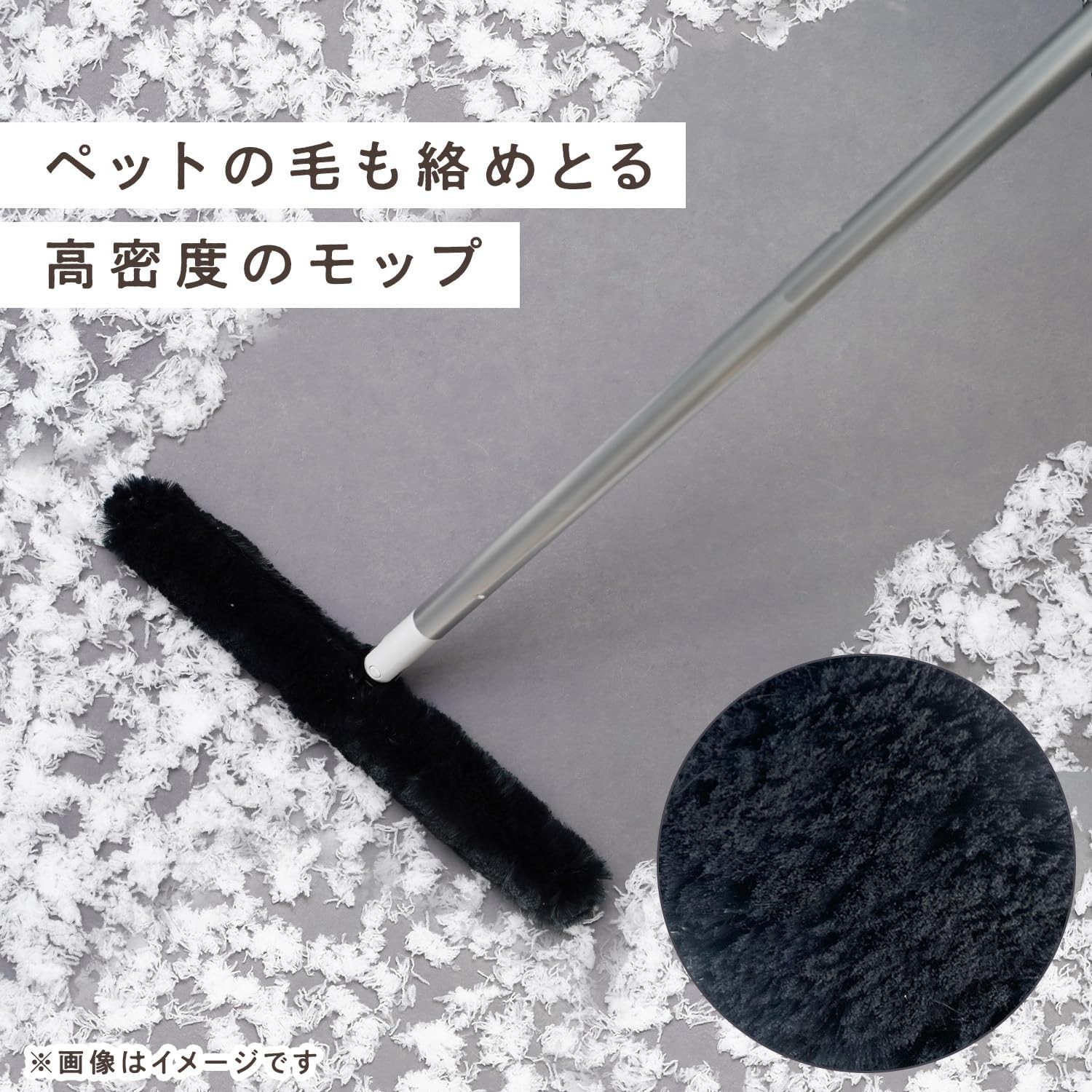 🔥🔥【日本直送《LEC》激落君二合一免手洗長柄除塵掃連地毯刷】附自立式清潔筒 | 鋁合金柄款