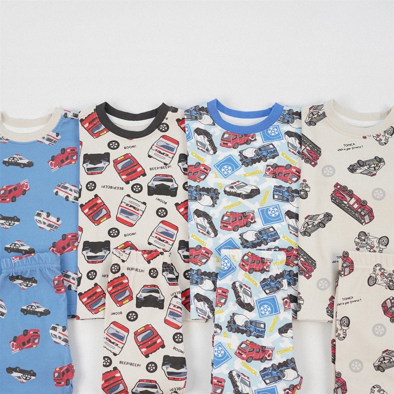 TOMICA 車車純棉家居服套裝