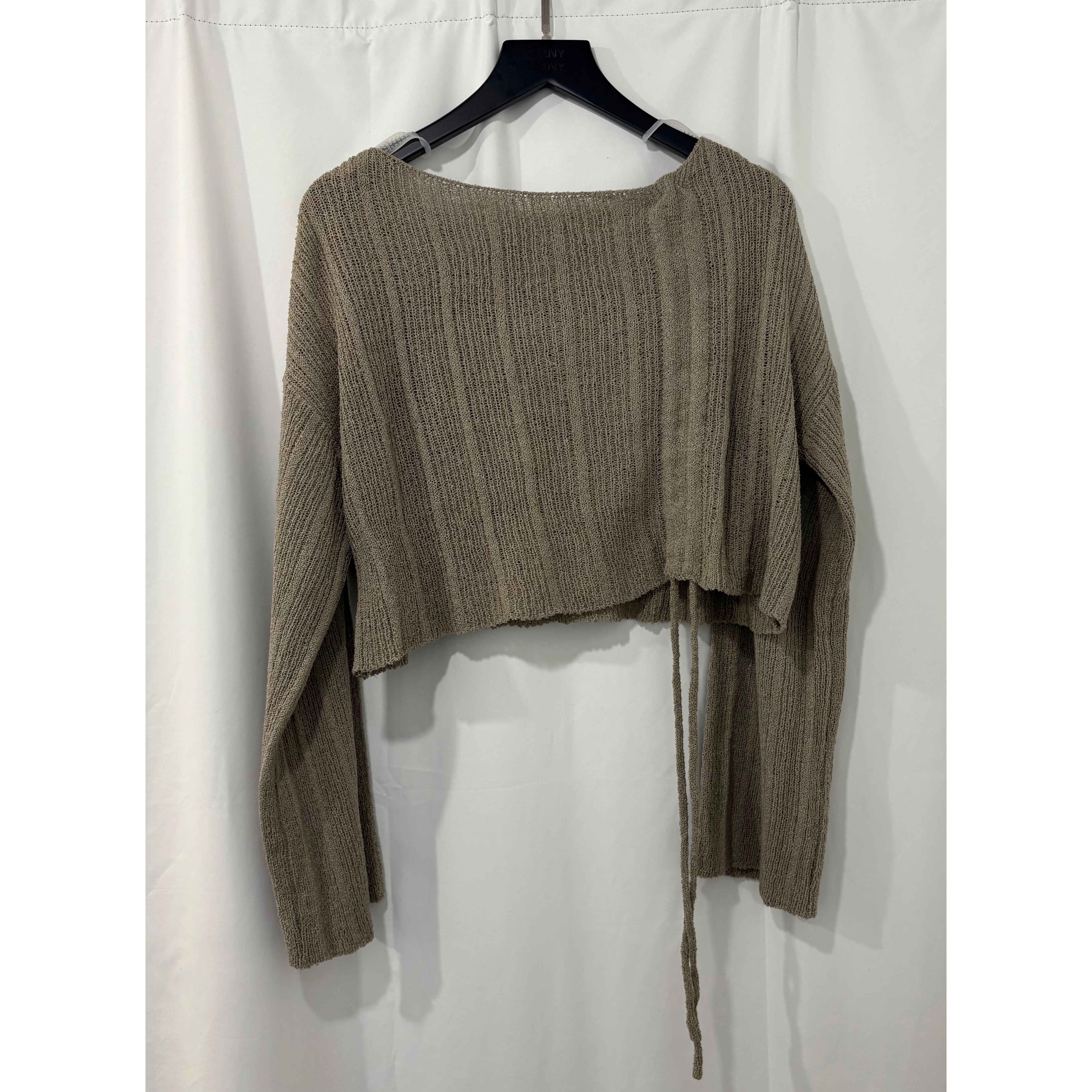 新品價5月22截💙2605T《DRAWSTRING KNIT CROP》